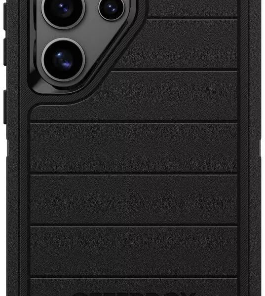 OtterBox Samsung Galaxy S24 Ultra (Only) - Defender Series Case - Black - Case Only - Screenless - Rugged & Durable - with Port Protection - Microbial Defense Protection
